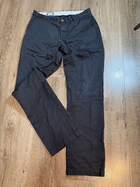 Volcom Men's Black Chino Pants - Classic Straight Fit